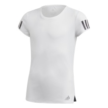 adidas Tennis-Shirt Club 3 Stripes #20 weiss Mädchen